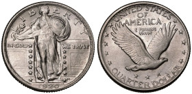 United States Federal Republic 1920 Silver Quarter Dollar