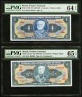 Brazil Group Lot of 5 PMG Graded Examples. PMG Gem Uncirculated 66 EPQ (2); Gem Uncirculated 65 EPQ (2); Choice Uncirculated 64 EPQ.

HID09801242017