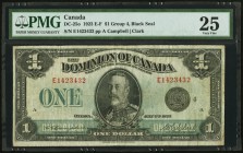 Canada Dominion of Canada $1 2.7.1923 DC-25o PMG Very Fine 25. 

HID09801242017