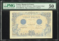 France Banque de France 20 Francs 28.1.1913 Pick 68b PMG About Uncirculated 50. 

HID09801242017