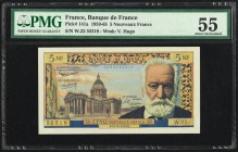 France Banque de France 5 Nouveaux Francs 15.10.1959 Pick 141a PMG About Uncirculated 55. 

HID09801242017