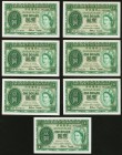 Hong Kong Government of Hong Kong 1 Dollar 1956-59 Pick 324Ab KNB19 Seven Examples Extremely Fine-About Uncirculated. There is a short run of three co...