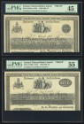 Ireland National Bank Limited Lot Of Four Complete And Incomplete Proofs. 3 Pounds 3.3.1900 Pick A56Ap PMG Choice Extremely Fine 45, pencil annotation...