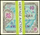 Japan Allied Military Currency 10 Sen ND (1945) Pick 63 Seventy Examples About Uncirculated-Crisp Uncirculated. The majority of this lot is Crisp Unci...