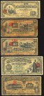 Mexico Banco de Durango 10 Pesos 30.6.1893 Pick S274a M333a; 10 Pesos 11.5.1903 Pick S274s M333c; 20 Pesos 11.5.1903 Pick S275b M334b; 5 Pesos 23.5.19...