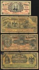 Mexico Banco De Jalisco 10 Pesos 1.2.1903 Pick S321a M387d; Banco Del Estado De Mexico 5 Pesos 21.10.1908 Pick S329c M396c; 10 Pesos 1.7.1911 Pick S33...