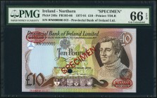 Northern Ireland Provincial Bank of Ireland Limited 10 Pounds 1.1.1981 Pick 249s Specimen PMG Gem Uncirculated 66 EPQ. One POC.

HID09801242017