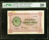 Seychelles Government of Seychelles 5 Rupees 1942 Pick 8 PMG Very Fine 20 net. Rust.

HID09801242017