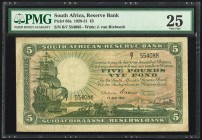 South Africa South African Reserve Bank 5 Pounds 17.4.1931 Pick 86a PMG Very Fine 25. 

HID09801242017
