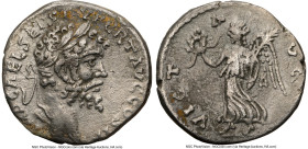 Septimius Severus (AD 193-211). AR denarius (17mm, 6h). NGC Choice VF. Emesa, ca. AD 194-195. IMP CAE L SEP SEV PERT AVG COS II, laureate head of Sept...