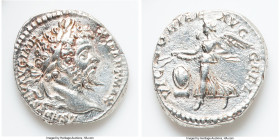 Septimius Severus (AD 193-211). AR denarius (18mm, 3.34 gm, 6h). XF, altered surface. Laodicea, AD 198-202. L SEPT SEV AVG IMP-XI PART MAX, laureate h...