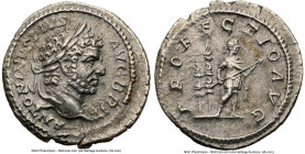 Caracalla (AD 198-217). AR denarius (20mm, 7h). NGC XF. Rome, AD 210-213. ANTONINVS PIVS-AVG BRIT, laureate head of Caracalla right / PROFECTIO AVG, C...