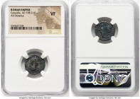 Caracalla (AD 198-217). AR denarius (19mm, 6h). NGC VF. Rome, AD 198. IMP CAE M AVG-ANT AVG P TR P, laureate, draped bust of youthful Caracalla right ...