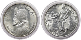 Panama, 1 Balboa, 1947, Ag.900 26,73 g, KM 13, UNC
