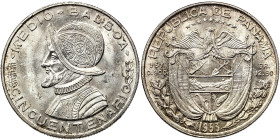 Panama, 1/2 Balboa, 1953, Ag.900 12,50 g, KM 20, UNC