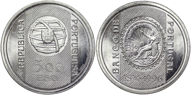 Portugal, 500 Escudos, 1996, 150th Anniversary of the Bank of Portugal. Ag.500 1...
