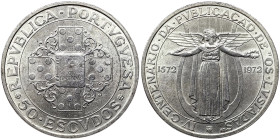 Portugal, 50 Escudos, 1972, 400th Anniversary of "Os Lusiadas". Ag.650 18,00 g, KM 602, UNC