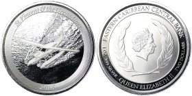 Saint Vincent and the Grenadines, 2 Dollars, 2018, Eastern Caribbean 8 - Seaplane. Mintage: 25.000 pcs. Ag.999 1 Ounce / 1 Oz, KM 20, UNC
