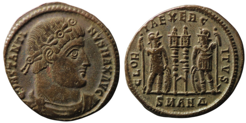 Constantine I 'the Great' (AD 307/10-337). Antioch
AE Follis (19mm, 2,38g)