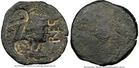 SICILIAN ISLANDS. Cossura. Ca. 2nd-1st centuries BC. AE (25mm, 6h). NGC VG, countermarks, flan flaw. Female head (Isis?) right, wearing khat and neckl...