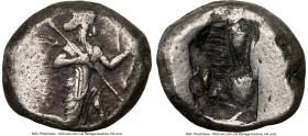 ACHAEMENID PERSIA. Xerxes I-Darius II (ca. 5th century BC). AR siglos (15mm). NGC Choice VF. Lydo-Milesian standard. Sardes, ca. 485-420 BC. Persian k...