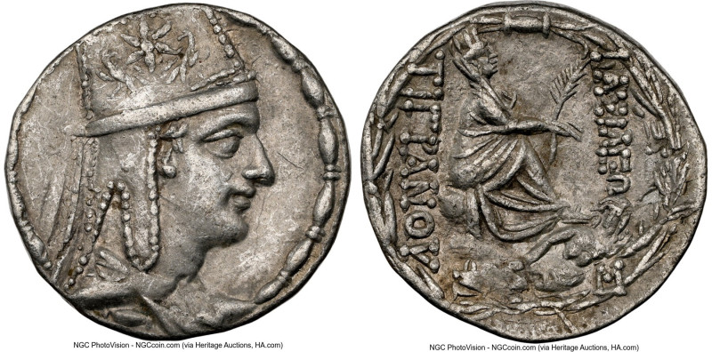 ARMENIAN KINGDOM. Tigranes II the Great (95-56 BC). AR tetradrachm (27mm, 15.84 ...