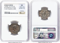 Aurelian (AD 270-275). BI antoninianus (23mm, 4.33 gm, 7h). NGC MS 5/5 - 5/5, Silvering. Ticinum, 4th officina. IMP C AVRELIANVS AVG, radiate, cuirass...