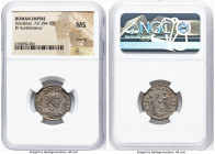 Diocletian (AD 284-305). BI antoninianus (20mm, 11h). NGC MS, Silvering. Antioch, 2nd officina, AD 284. IMP C C VAL DIOCLETIANVS P F AVG, radiate and ...