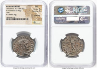 Diocletian (AD 284-305). BI follis or nummus (28mm, 9.40 gm, 11h). NGC MS 5/5 - 5/5, Silvering. Trier, 1st officina, AD 298-299. IMP DIOCLETIANVS P F ...