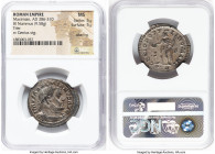 Maximian, First Reign (AD 286-310), as Senior Augustus. AE follis or BI nummus (29mm, 9.58 gm, 6h). NGC MS 5/5 - 5/5, Silvering. Trier, 1st officina, ...