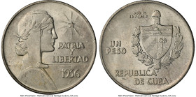 Republic "ABC" Peso 1936 MS61 NGC, Philadelphia mint, KM22. HID09801242017 © 2024 Heritage Auctions | All Rights Reserved www.HA.com/TexasAuctioneerLi...