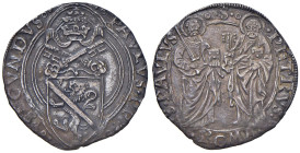 Paolo II (1464-1471) Grosso - Munt. 21 AG (g 3,80) R Bella patina. Ex asta Ranieri 13 del 2018, realizzo € 550 + diritti.

Status: SPL

Notes:
