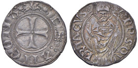Anonime pontificie (XV secolo) Ancona - Grosso Agontano - MIR 294; Munt. 1 - AG (g 1,20) RRR Esemplare di ottima qualità, e probabilmente il migliore ...