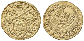 Leone X (1513-1521) Fiorino di camera - Munt. 8 AU (g 3,31) R Ex asta Kunker 197 del 2011, lotto 5876.

Status: BB-SPL

Notes: