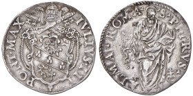 Giulio III (1550-1555) Giulio - Munt. 18 AG (g 2,89) RR

Status: BB

Notes: