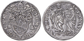 Clemente VIII (1592-1605) Testone - Munt. 48 AG (g 9,38) R Graffietti di pesante pulizia sul contorno e sul tondello.

Status: BB

Notes: