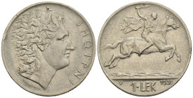 Albania - Zog I (1928-1939) - 1 Lek 1930 Vienna - Raro (R) - Ni. - KM#5

SPEDIZIONE SOLO IN ITALIA - SHIPPING ONLY IN ITALY

qSPL