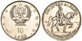 Albania - 10 Leke 1968 - 500° anniversario della morte di Skanderbeg - La morte di Skanderbeg - Ag .999 - KM#50.1

SPEDIZIONE IN TUTTO IL MONDO - WO...