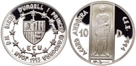 Andorra - Joan Martí i Alanis (1971-2003) - 10 Diners 1993 - St. George - Ag .925 - KM#89

SPEDIZIONE IN TUTTO IL MONDO - WORLDWIDE SHIPPING

FDC