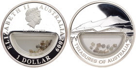 Australia - Elizabeth II (1952-2022) - 1 Dollar 2009 - con inserto trasparente contenente diamanti - Mint: Perth - Ag - KM#1242

SPEDIZIONE IN TUTTO...