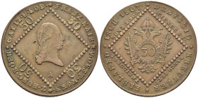 Austria - Impero Austriaco (1804-1867) - Franz II. (1804-1835) - 30 Kreuzers 1807 - Cu - KM#2149

SPEDIZIONE SOLO IN ITALIA - SHIPPING ONLY IN ITALY...