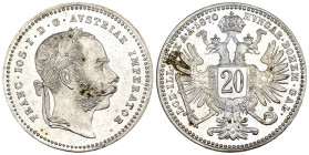 Austria - Impero Austro-Ungarico (1867-1918) - Franz Joseph I (1848-1916) - 20 Kreuzer 1870 - Ag .500 - KM#2212

SPEDIZIONE SOLO IN ITALIA - SHIPPIN...