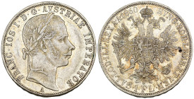 Austria - Impero Austro-Ungarico (1867-1918) - Francis Joseph I (1848-1916) - 1 Florin 1860 A - Mint: Vienna - Ag - KM#2219

SPEDIZIONE SOLO IN ITAL...