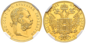 Austria - Impero Austro-Ungarico (1867-1918) - Franz Joseph I (1848-1916) - 1 Ducat 1915 - Restrike (Riconio ufficiale della zecca austriaca) - Au .98...