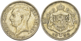 Belgio - Albert I (1909-1934) - 20 Frank 1934 - Ag .680 - KM#104

SPEDIZIONE SOLO IN ITALIA - SHIPPING ONLY IN ITALY

BB