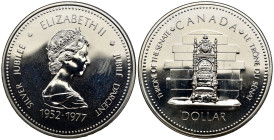 Canada - One Dollar 1977 - 25° anniversario dell'incoronazione di Elisabetta II - Ag .500 - KM#118

SPEDIZIONE IN TUTTO IL MONDO - WORLDWIDE SHIPPIN...