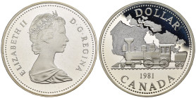 Canada - One Dollar 1981 - 100° anniversario della Trans-Canada Railway - Ag .500 - KM#130

SPEDIZIONE IN TUTTO IL MONDO - WORLDWIDE SHIPPING

FDC...
