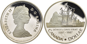 Canada - One Dollar 1987 - 400° anniversario della scoperta dello Stretto di Davis - Ag .500 - KM#154

SPEDIZIONE IN TUTTO IL MONDO - WORLDWIDE SHIP...