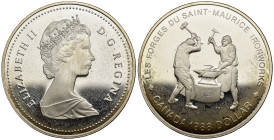 Canada - One Dollar 1988 - 250° anniversario della ferriera di Saint-Maurice - Ag .500 - KM#161

SPEDIZIONE IN TUTTO IL MONDO - WORLDWIDE SHIPPING
...