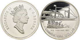 Canada - One Dollar 1991 - 175° anniversario della S.S. Frontenac - Ag .500 - KM#179

SPEDIZIONE IN TUTTO IL MONDO - WORLDWIDE SHIPPING

FDC